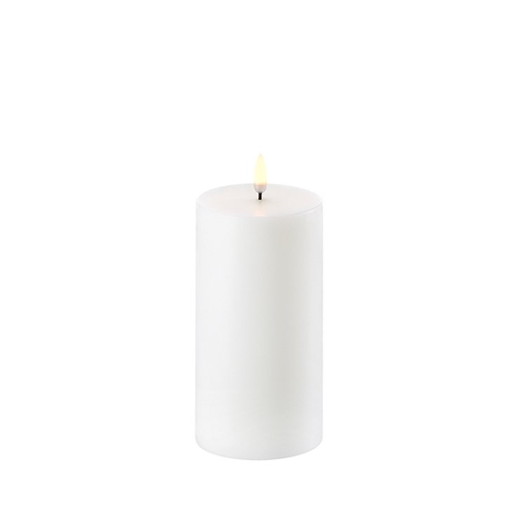 UYUNI Lighting LED Candle PILLAR 7,8 x 15 cm white - Pic 1