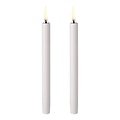 UYUNI Illuminazione LED LED Mini Stick Candele Set di 2 1,3 x 13 cm bianco - Thumbnail 4