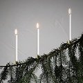 UYUNI Lighting LED Mini Stick Candles Clip Set of 4 1,3 x 13 cm white - Thumbnail 1