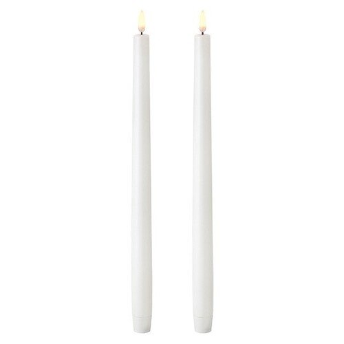 UYUNI Illuminazione LED Stick Set di candele a LED 2,3 x 35 cm bianco
