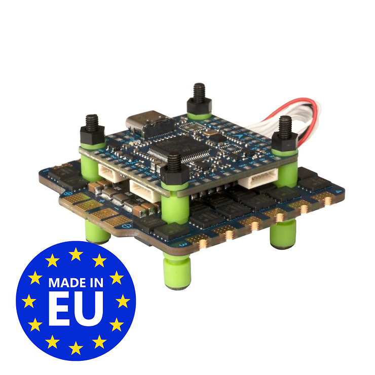 Pilotix F405 V3 Flight Controller Stack ICM42688 & AM32 80A 4in1 ESC 3–8S MADE IN EU - Thumbnail 1
