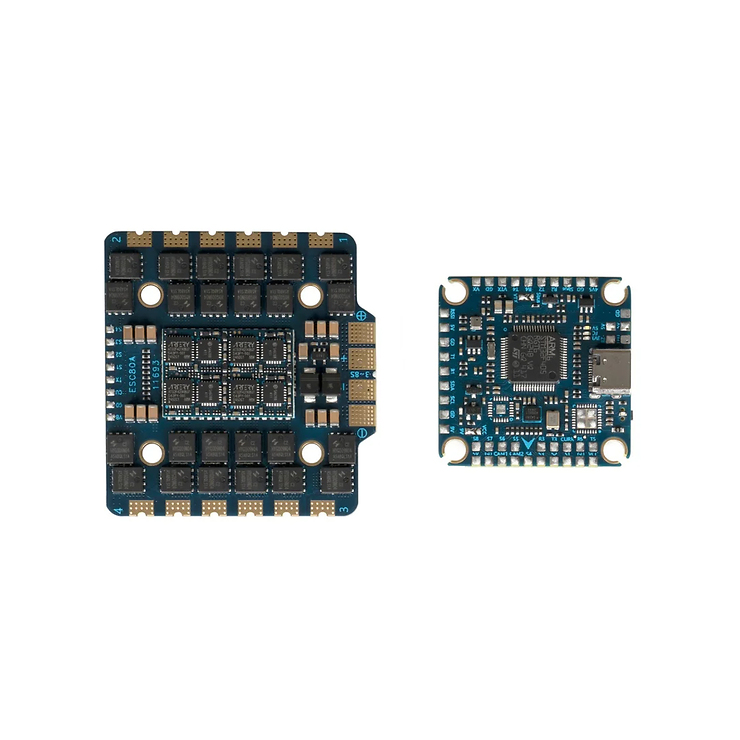 Pilotix F405 V3 Flight Controller Stack ICM42688 & AM32 80A 4in1 ESC 3–8S MADE IN EU - Thumbnail 7