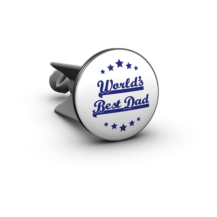 Plopp Waschbeckenstöpsel Worlds Best Dad - Pic 1