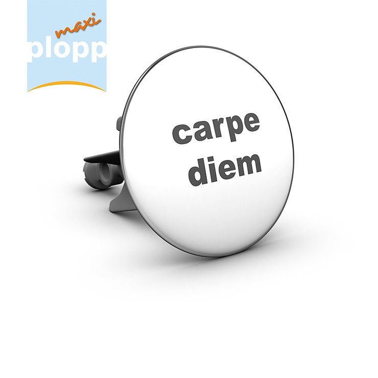 Plopp Waschbeckenstöpsel Maxi Carpe Diem - Pic 1