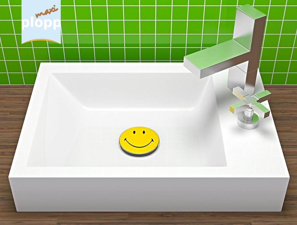 Plopp Waschbeckenstöpsel Maxi Das Leben ist eine Blumenwiese - Thumbnail 3