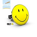 Plopp Waschbeckenstöpsel Maxi Smiley Gelb - Thumbnail 1