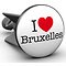 Plopp Waschbeckenstöpsel I love Bruxelles