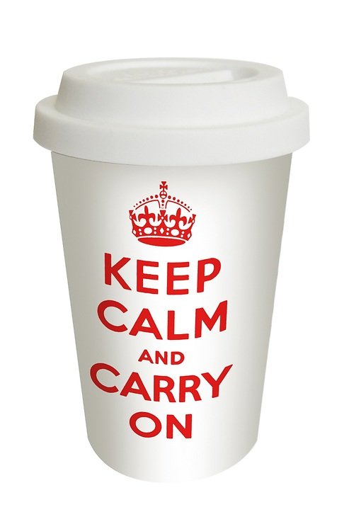 PPD Thermobecher Keep calm and carry on 300 ml - Pic 1