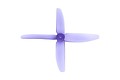 RaceKraft 5040 Quad 4-Blatt Propeller - clear purple (2xCW, 2xCCW) - Thumbnail 2
