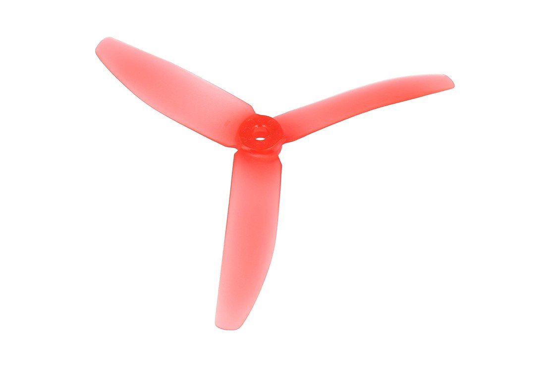 RaceKraft 5040 Tri 3-Blatt Propeller - clear red (2xCW, 2xCCW) - Thumbnail 2