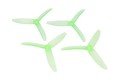 RaceKraft 5040 Tri 3-Blatt Propeller - clear green (2xCW, 2xCCW) - Thumbnail 1