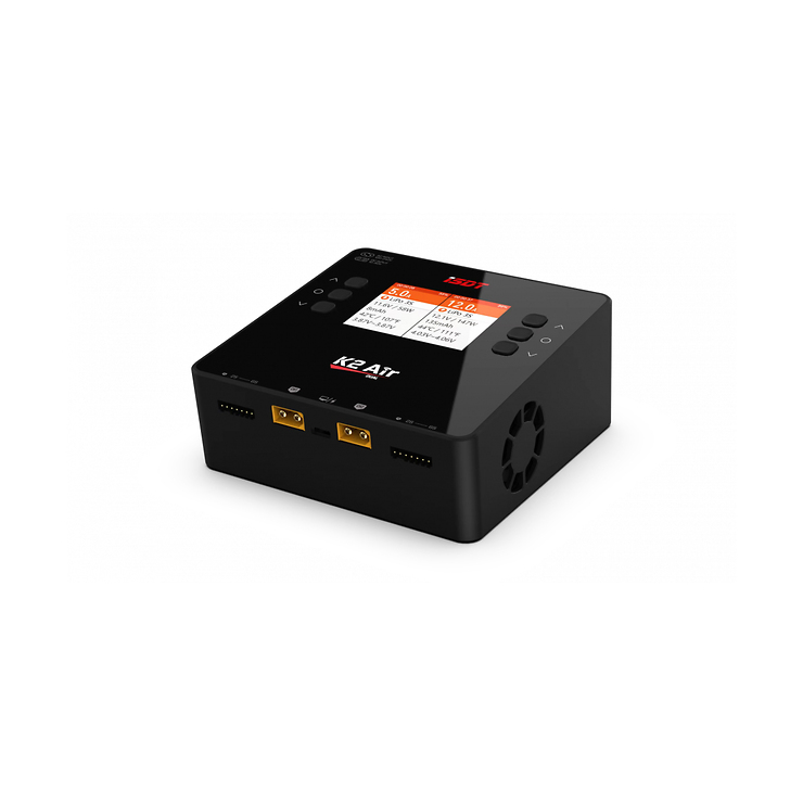 Cargador ISDT K2 AIR Dual Charger LiPo 1–6S 20 A 2 × 500 W CA/CC - Thumbnail 1