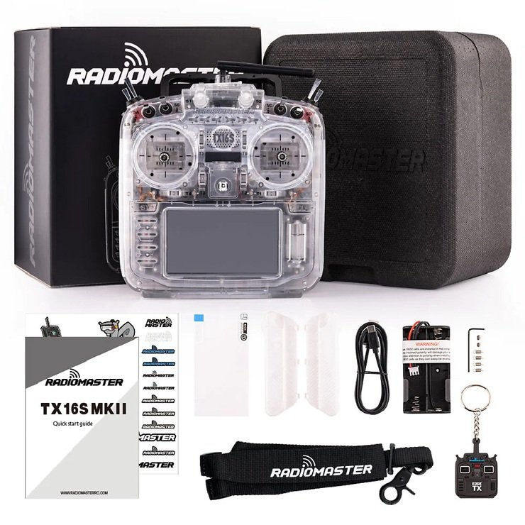 Radiomaster TX16S MKII RGB Edition ELRS Transparent  - Thumbnail 6