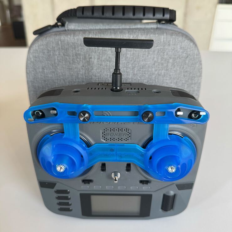 Radiomaster BOXER CRUSH AG01 ELRS EU-LBT mando a distancia Hierro Gris B-Goods - Thumbnail 1