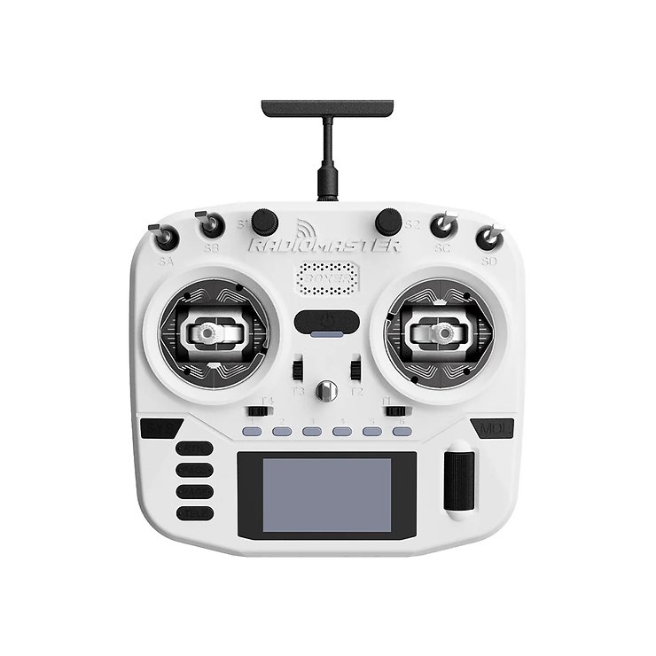 Radiomaster BOXER CRUSH AG01 ELRS EU-LBT remote control Frost White - Pic 1