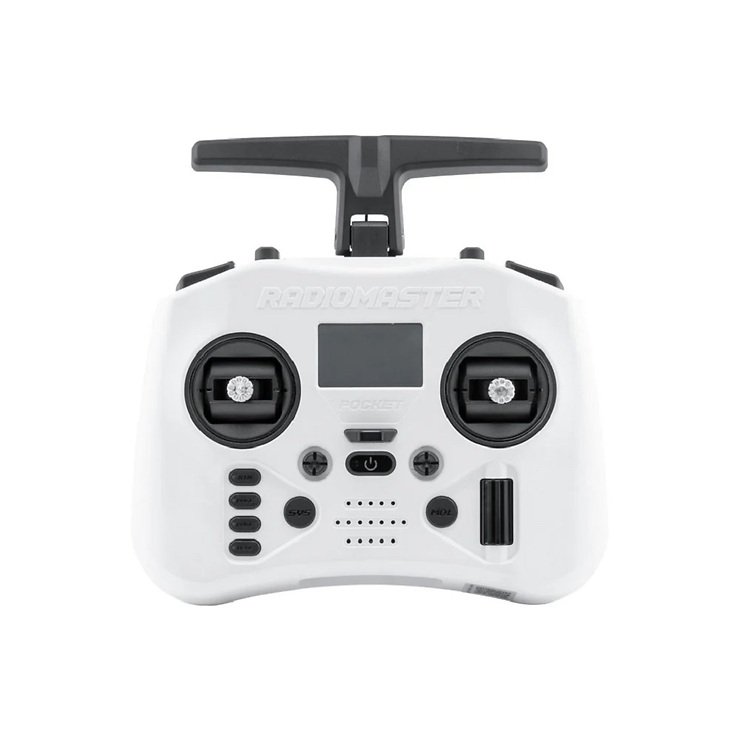 Radiomaster Pocket CRUSH ELRS FPV Radiocommande Frost White - Pic 1