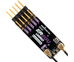 RadioMaster ER6GV 6 Kanallı 2,4 GHz ELRS PWM Alıcı, Vario özellikli