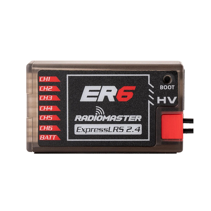 RadioMaster ER6 6 Kanallı 2,4 GHz ELRS PWM Alıcısı - Bild 1