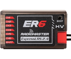 RadioMaster ER6 6 Kanallı 2,4 GHz ELRS PWM Alıcısı