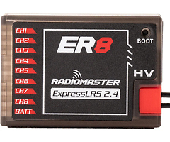 RadioMaster ER8 8 Kanallı 2,4 GHz ELRS PWM Alıcı
