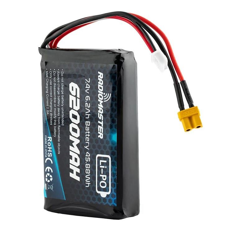 Batería Radiomaster Boxer 2S 7.4V 6200mAh Baterías - Thumbnail 1