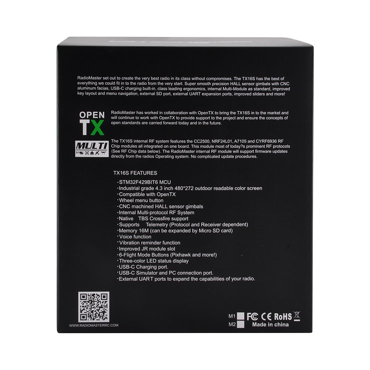 RadioMaster TX16S TBS Crossfire Micro TX Combo Hall Version Multi Protokoll - Thumbnail 11