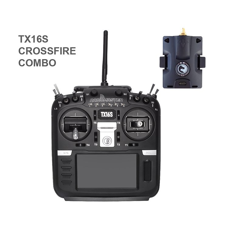 RadioMaster TX16S TBS Crossfire Starter Set MicroTX V2 und 3 Nano RX SE - Thumbnail 3