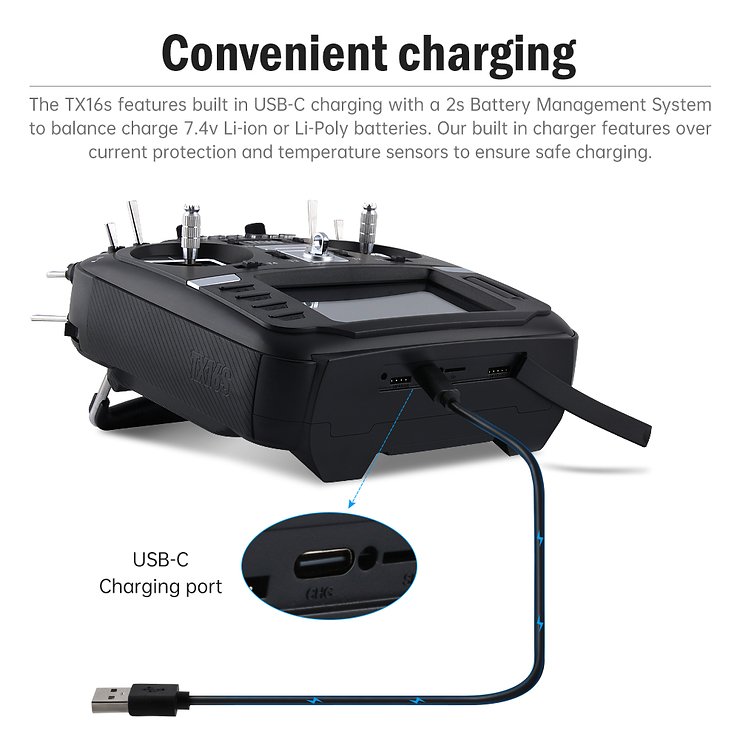 RadioMaster TX16S TBS Crossfire Starter Set MicroTX V2 und 3 Nano RX SE - Thumbnail 13