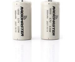 Radiomaster Zorro 18350 900mAh 3.7V batteries rechargeables
