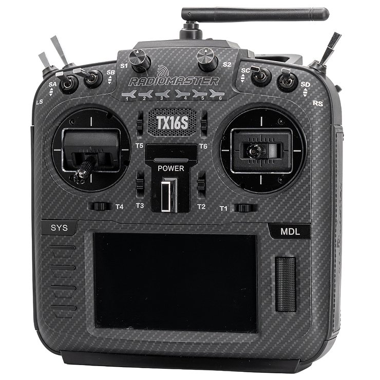 RadioMaster TX16S MKII MAX 2,4 GHz Hall Gimbals V4.0 Multiprotokoll 4in1 Fernsteuerung Black B-Ware - Thumbnail 1