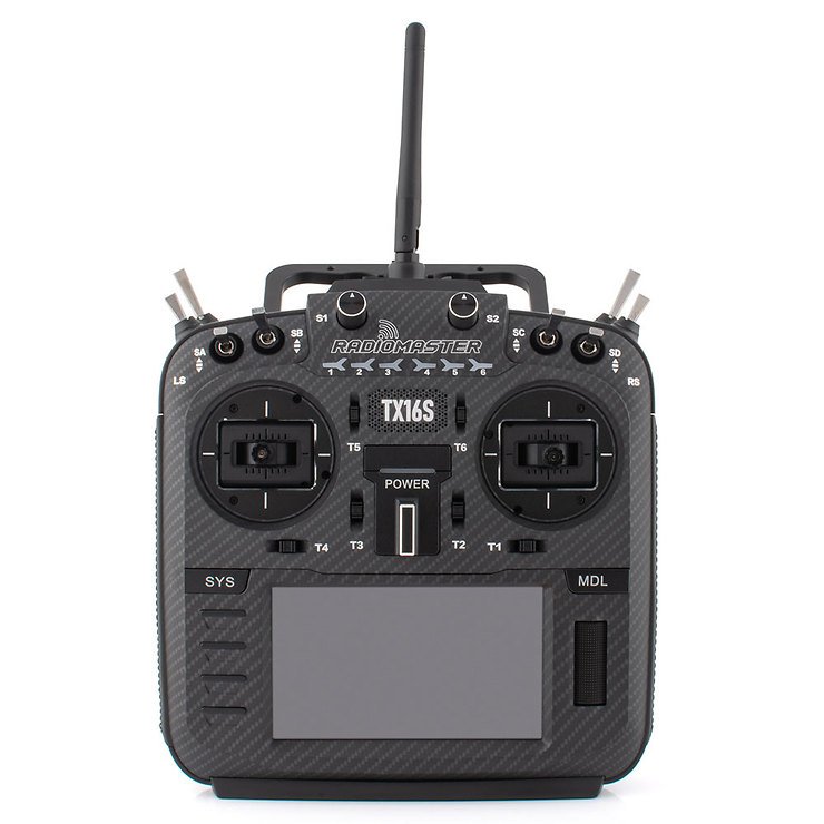 RadioMaster TX16S MKII MAX 2,4 GHz Hall Gimbals V4.0 Multiprotokoll 4in1 Fernsteuerung Black - Thumbnail 6