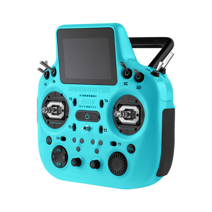 Radiomaster GX15 Dual 2.4GHz ELRS FPV Fernsteuerung Blau - Thumbnail 2