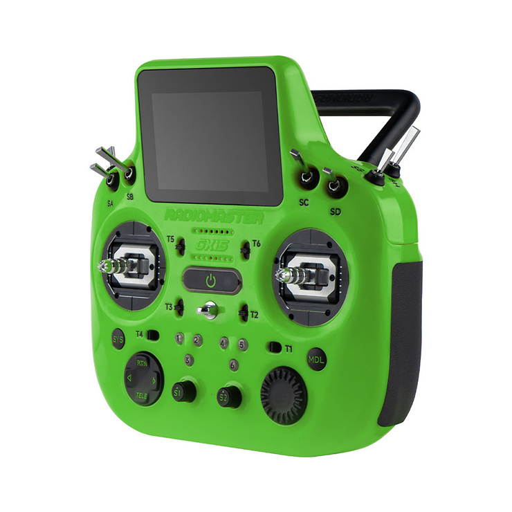 Radiomaster GX15 Dual 2.4GHz ELRS FPV Fernsteuerung Grün - Thumbnail 2