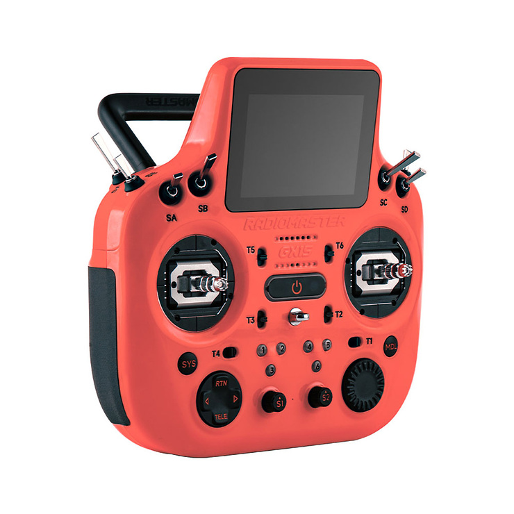 Radiomaster GX15 Dual 2.4GHz ELRS FPV Fernsteuerung Rot - Thumbnail 4