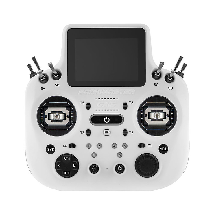 Radiomaster GX15 Dual 2.4GHz ELRS FPV Fernsteuerung Weiß - Thumbnail 2