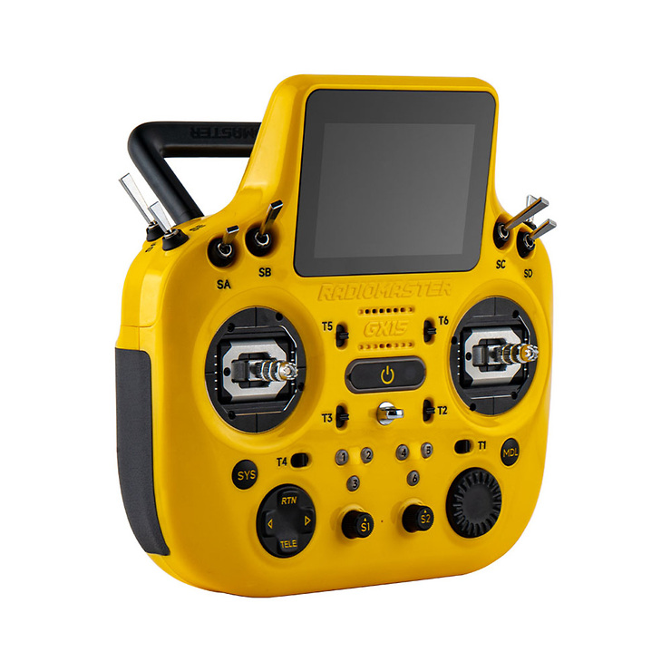 Radiomaster GX15 Dual 2.4GHz ELRS FPV Fernsteuerung Gelb - Thumbnail 4