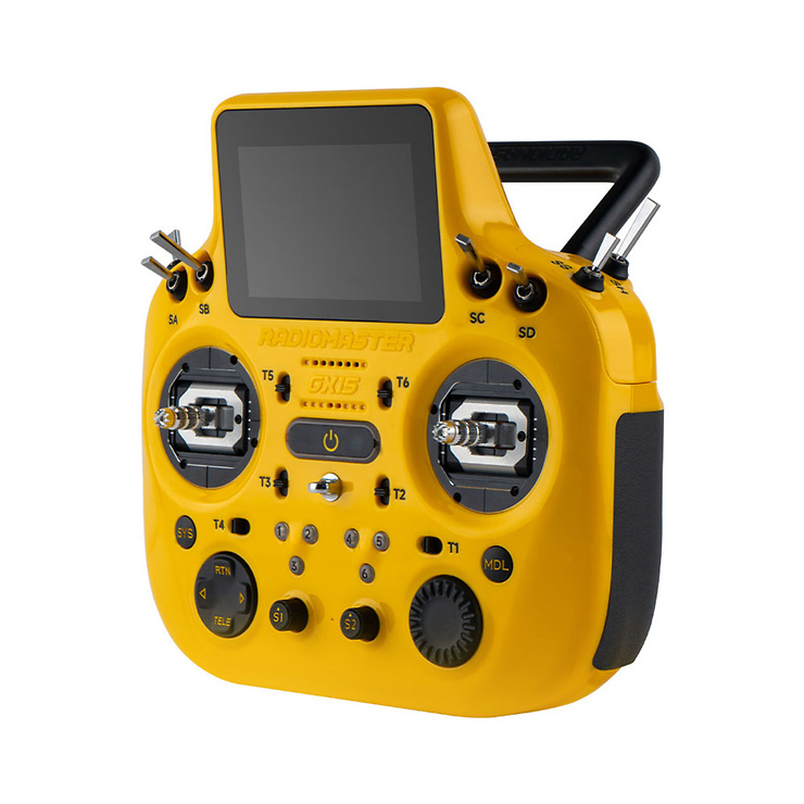 Radiomaster GX15 Dual 2.4GHz ELRS FPV Fernsteuerung Gelb - Thumbnail 2