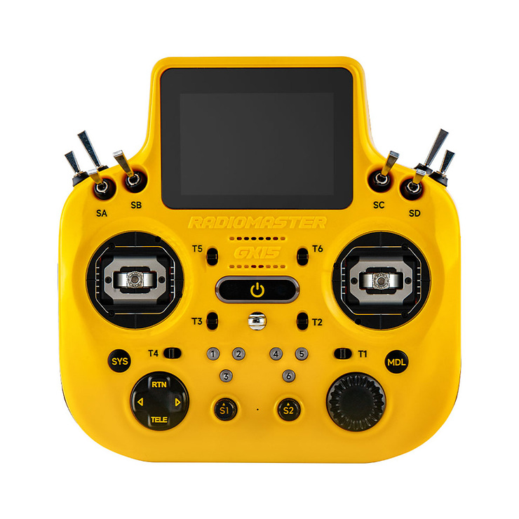 Radiomaster GX15 Dual 2.4GHz ELRS FPV Fernsteuerung Gelb - Thumbnail 1