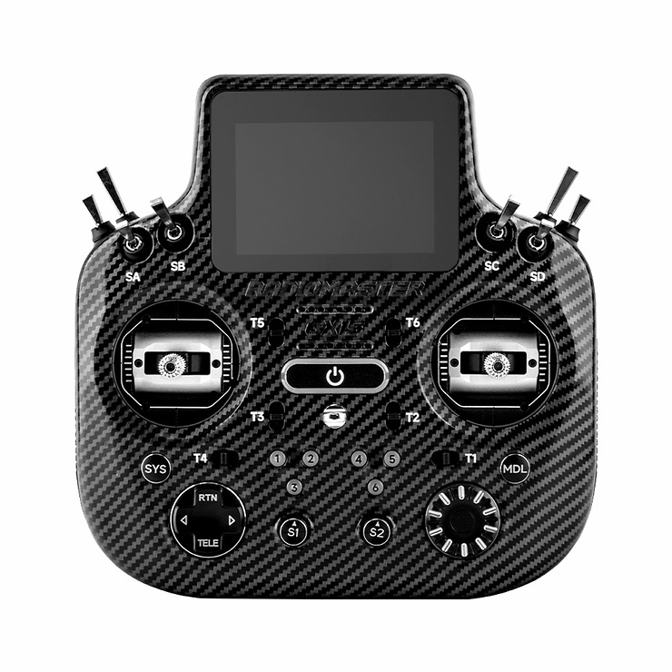 Radiomaster GX15 MAX Dual 2.4GHz ELRS AG02 FPV Fernsteuerung Schwarz - Thumbnail 1