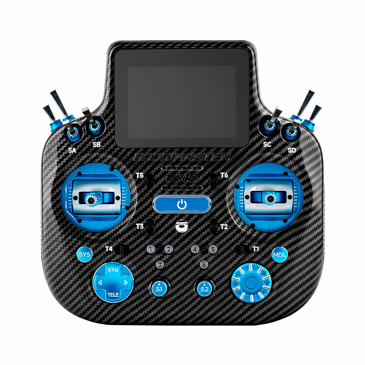Radiomaster GX15 MAX Dual 2.4GHz ELRS AG02 FPV Fernsteuerung Blau - Thumbnail 1