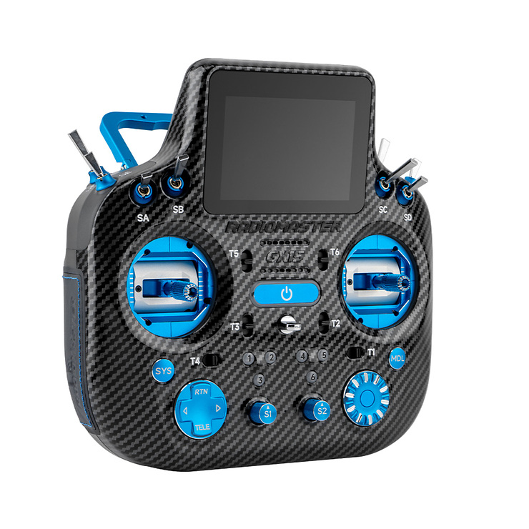 Radiomaster GX15 MAX Dual 2.4GHz ELRS AG02 FPV Fernsteuerung Blau - Thumbnail 3