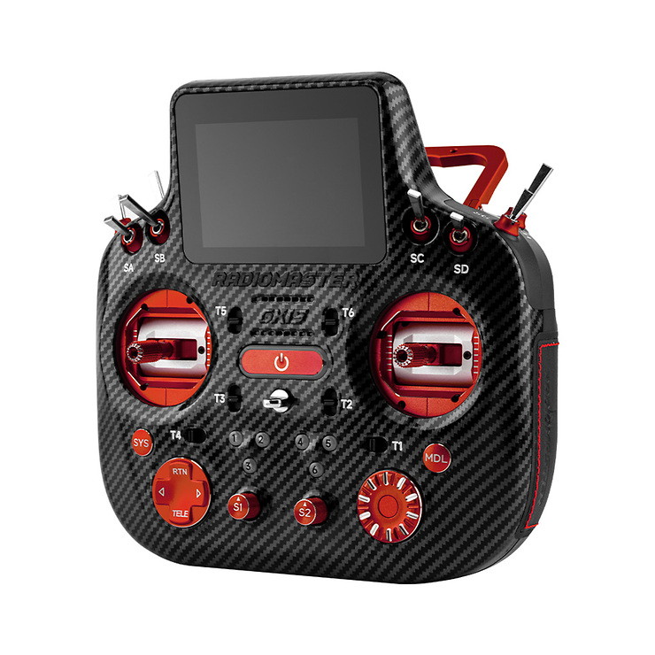 Radiomaster GX15 MAX Dual 2.4GHz ELRS AG02 FPV Fernsteuerung Rot - Thumbnail 2