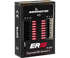 RadioMaster ER16 16 Kanallı PWM Çift Bantlı Gemini-X ELRS Alıcı LBT
