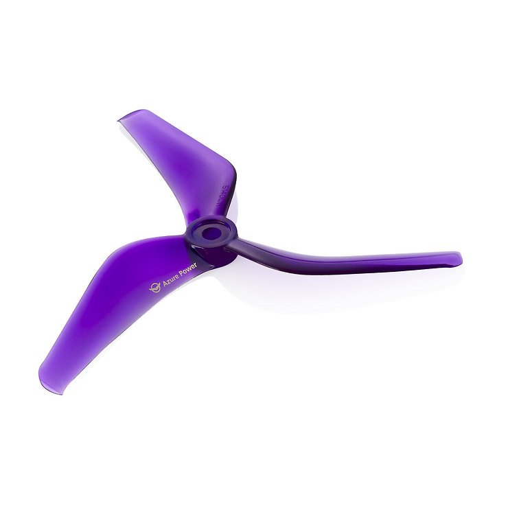 Azure Power 5140 3 Blatt Propeller Ultra Violett 2CW+2CCW PC 5 Zoll - Thumbnail 2