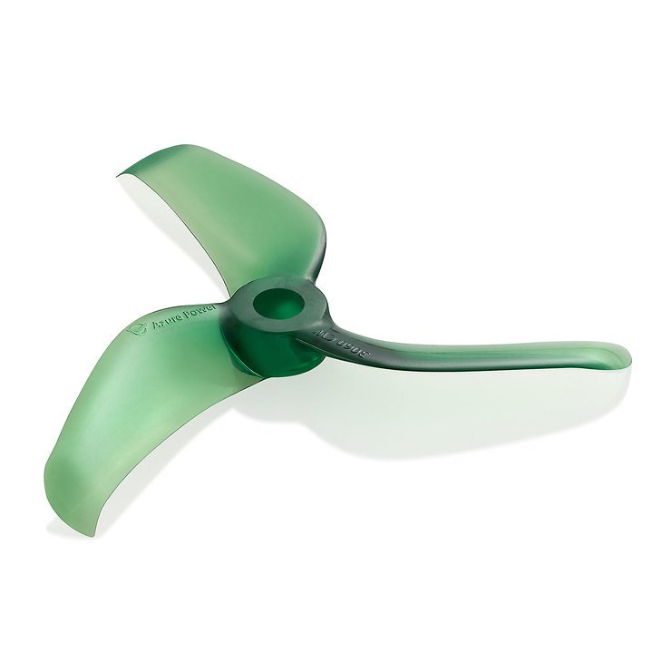 Azure Power 3060 3 Blatt Propeller Grün 2CW+2CCW PC 3 Zoll - Thumbnail 1