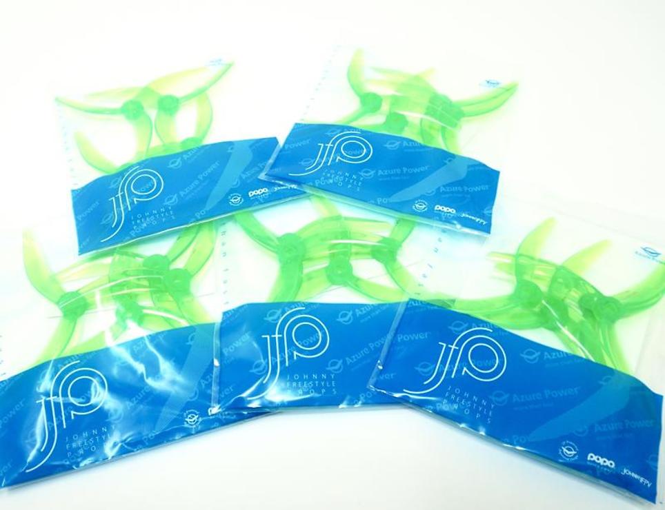 Azure Johnny Freestyle 4838 3 Blatt Propeller Grün 2CW+2CCW PC 4 Zoll - Thumbnail 2