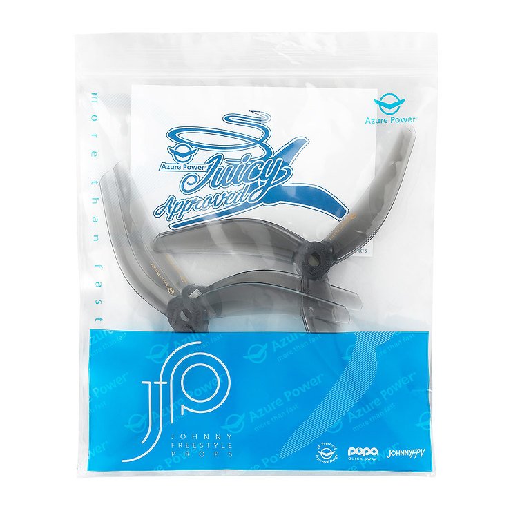 Azure Johnny Freestyle 4838 3 Blatt Propeller Grau 2CW+2CCW PC 4 Zoll - Thumbnail 2