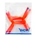 Azure Vanover Tri-Blade Prop Orange 5.1 inch - Thumbnail 3