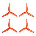 Azure Vanover Tri-Blade Prop Orange 5.1 inch - Thumbnail 1