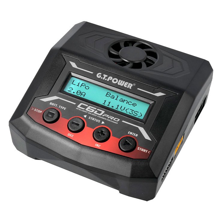 GTPower CD6Pro LiPo charger Charger 1-6s 100W AC - Thumbnail 2